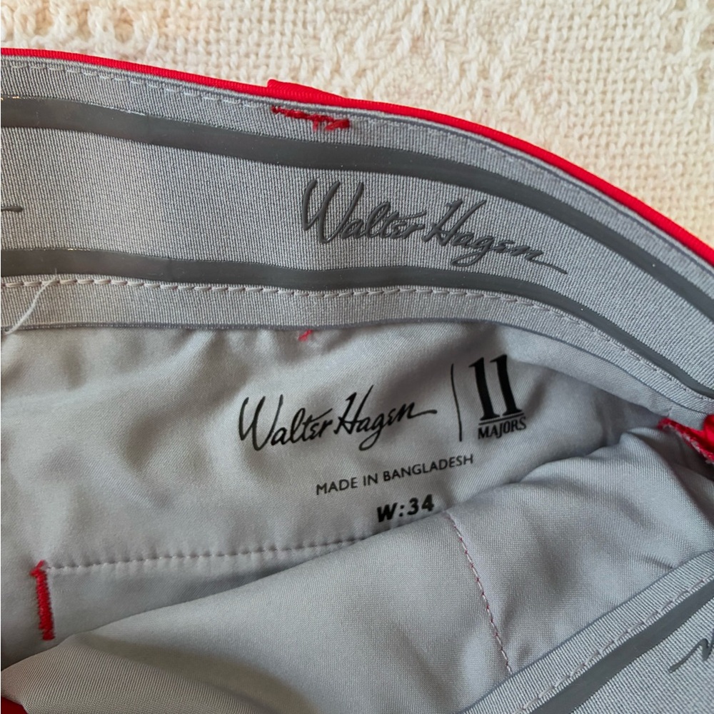 Walter Hagen Red Golf Shorts - Picture 5 of 5